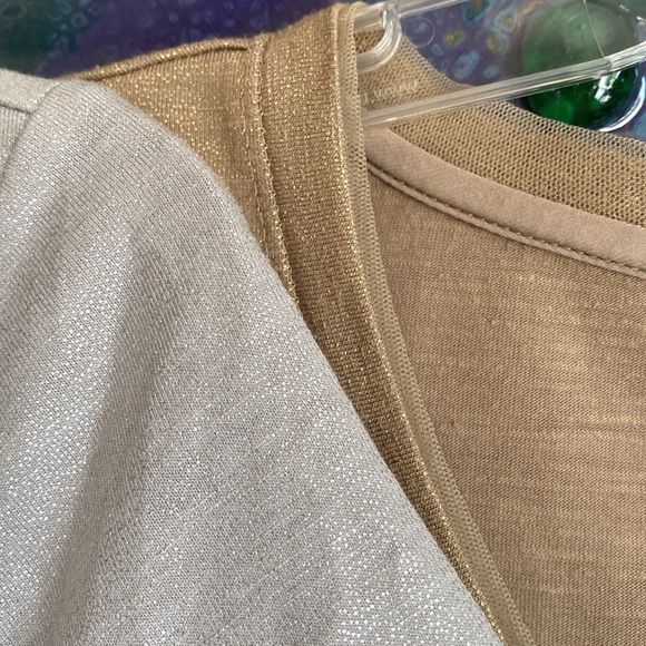 Shimmering Tees Bundle - Silver & Gold WHBM - Picture 6 of 8